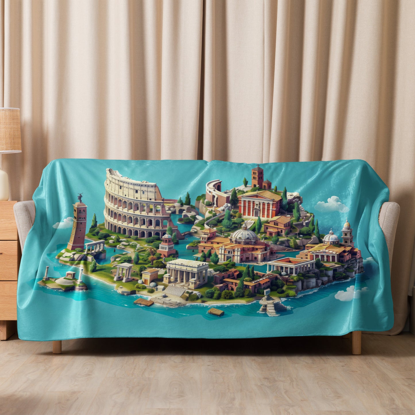 Sherpa blanket-Rome Mini City Island