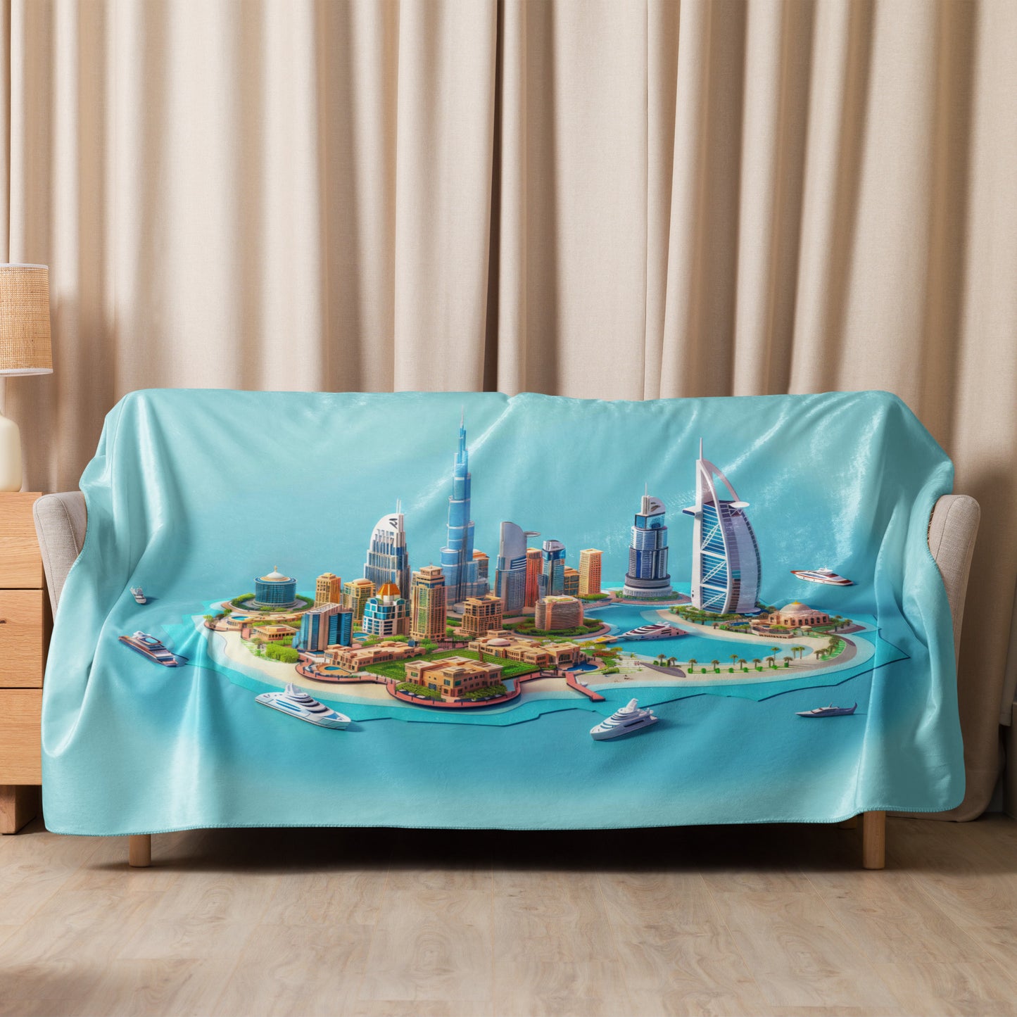 Sherpa blanket-Dubai Mini City Island