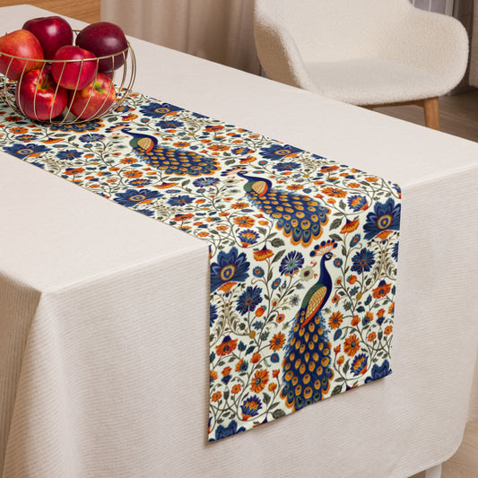 Table runner In Mughal Art Inspired Pattern