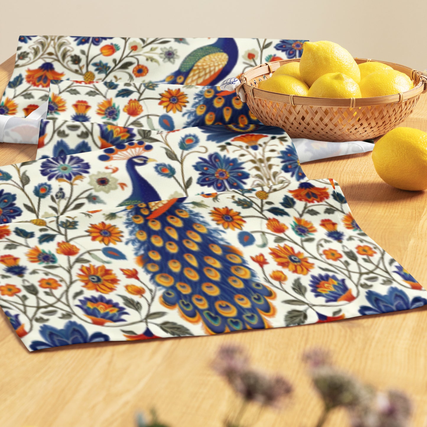 Table runner In Mughal Art Inspired Pattern