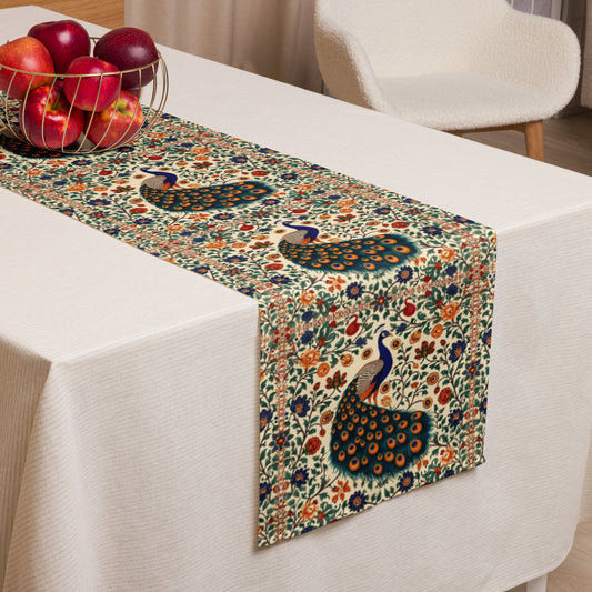 Table runner In Mughal Art Inspired Pattern