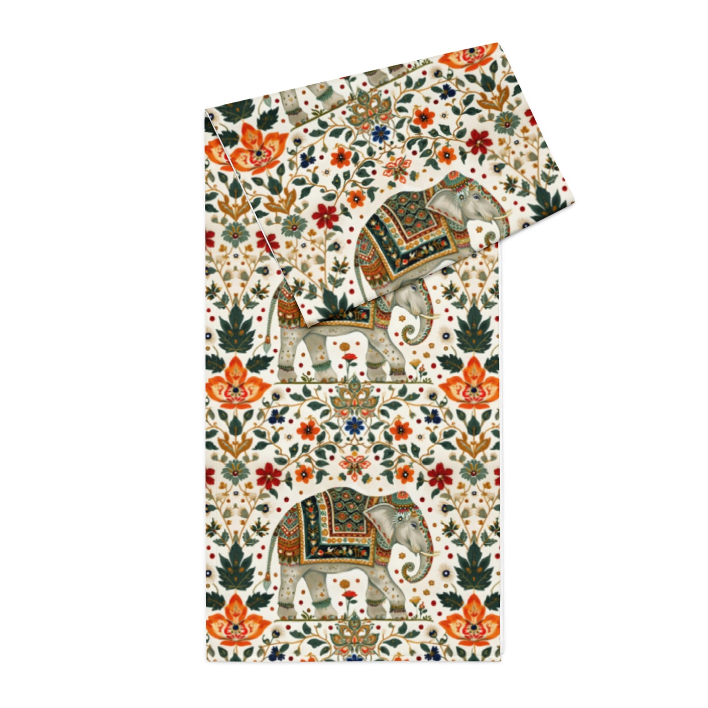 Table runner In Mughal Art Inspired Pattern