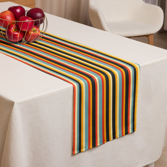 Table runner In French Inspired Rayures Pattern