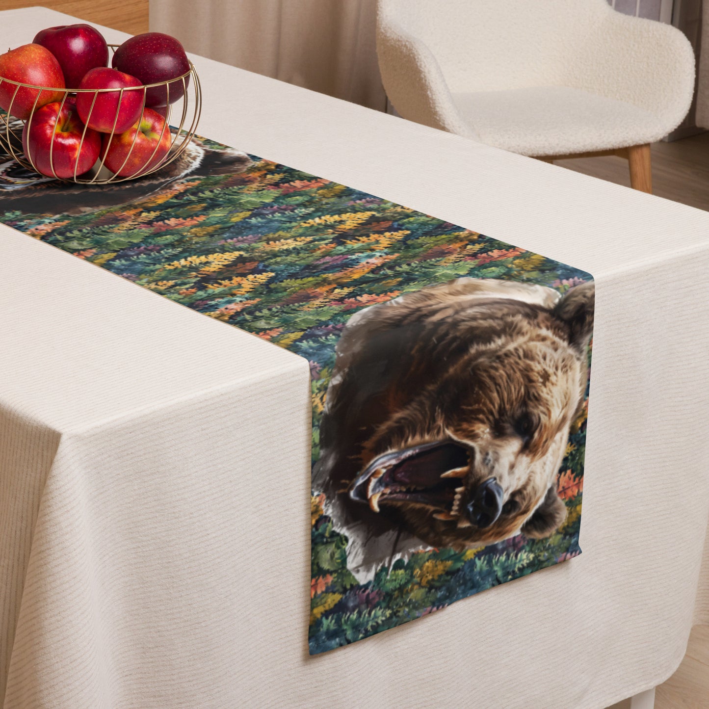 Table runner-Grizzly Bear