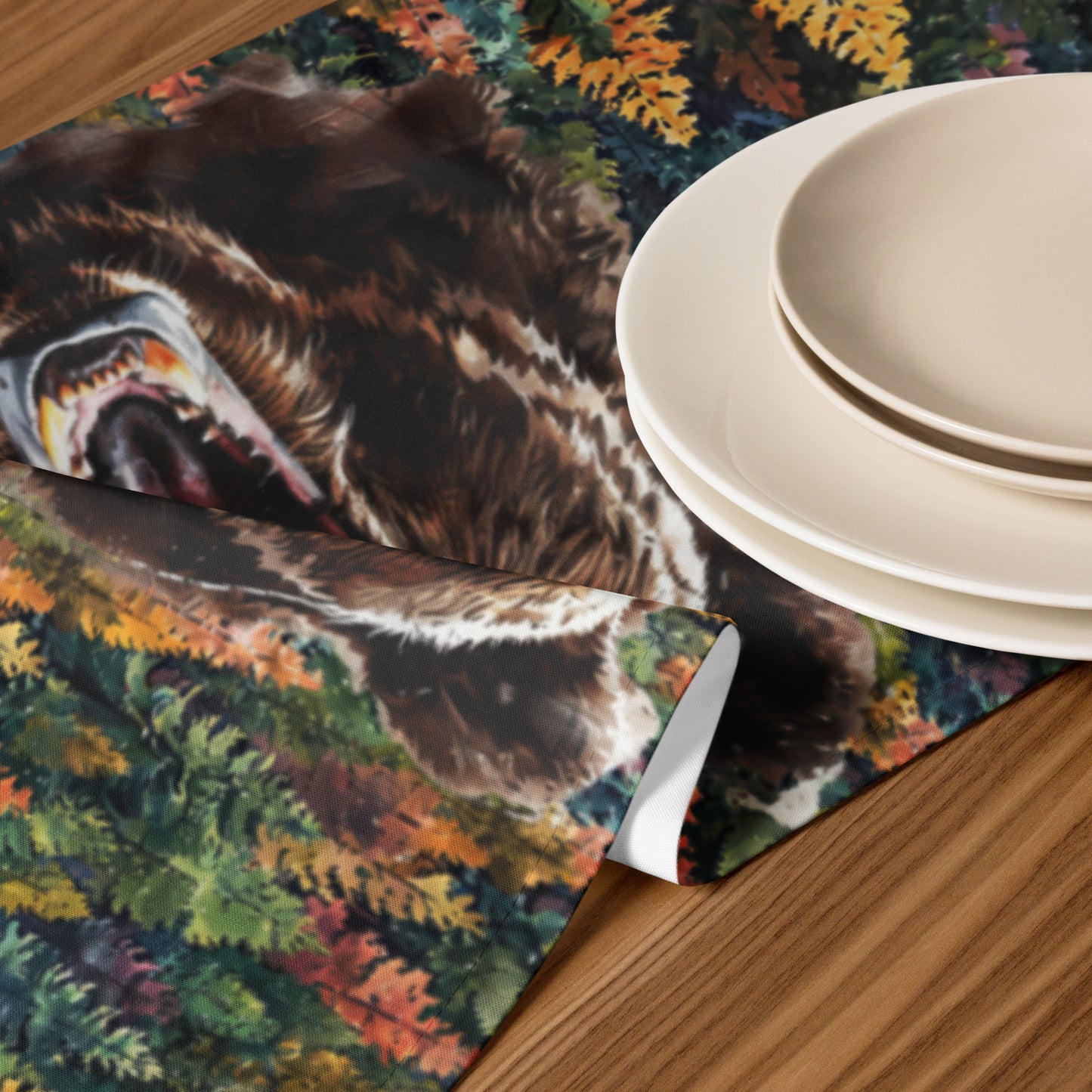 Table runner-Grizzly Bear