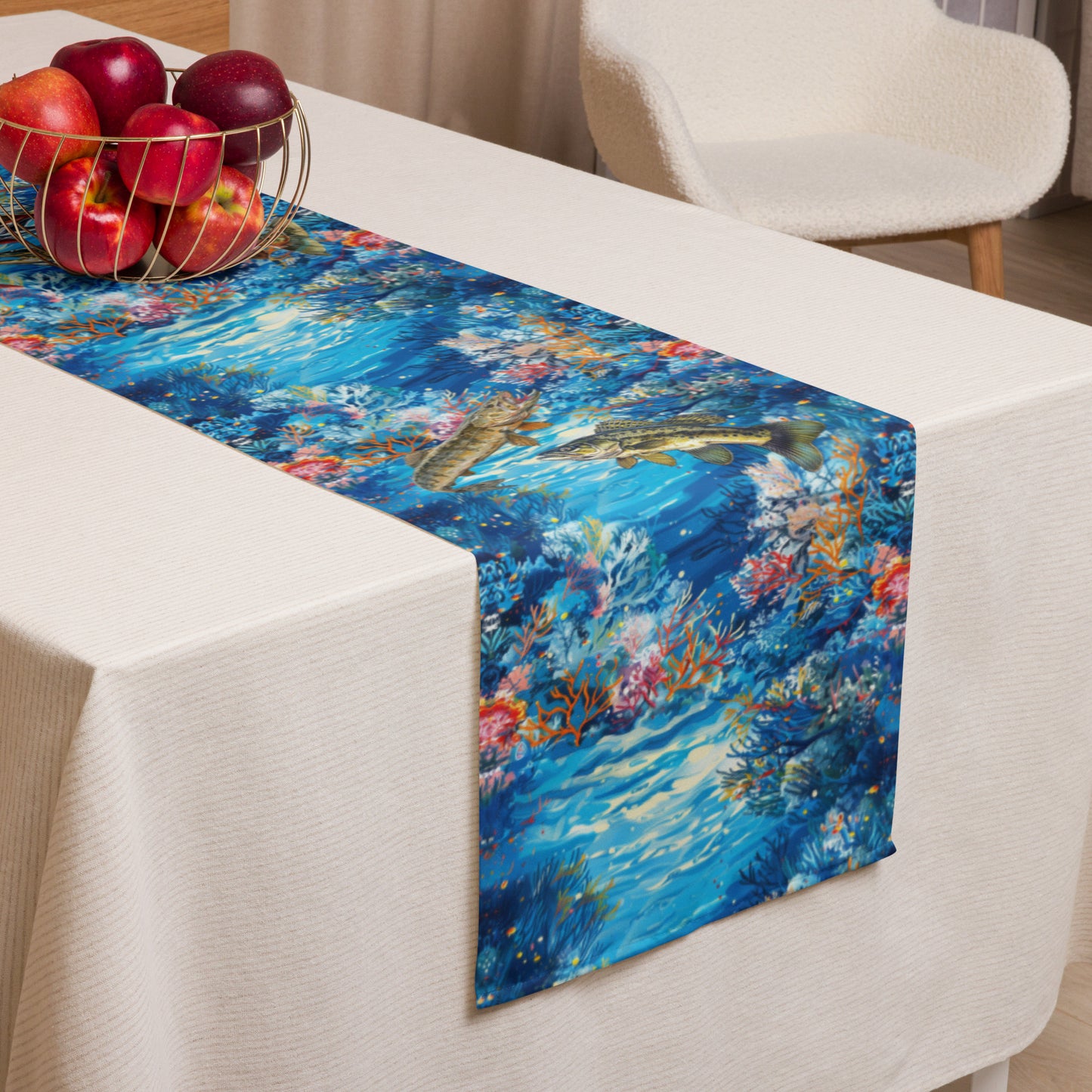 Table runner-Fishing